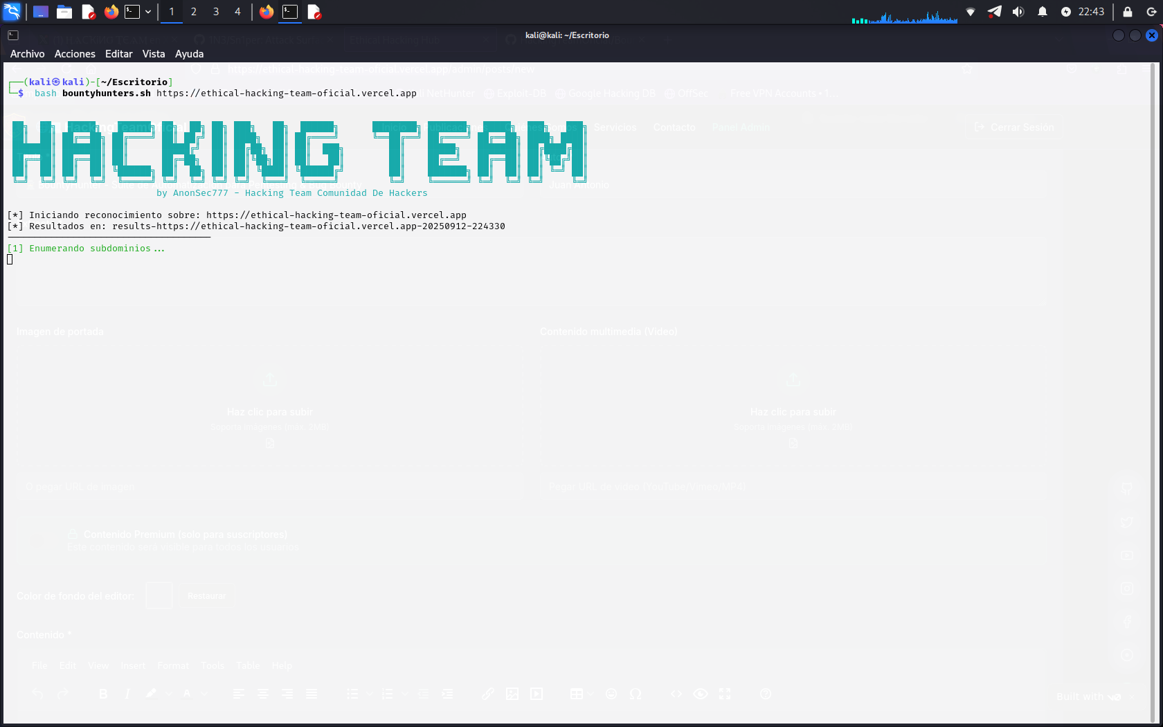 🕵️♂️ BountyHunter - Suite de Automatización para Pentesting & Bug Bounty